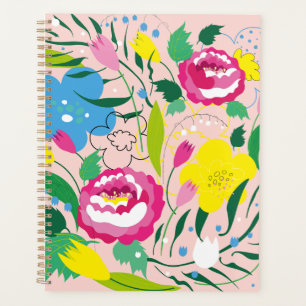 Agenda Flores coloridas.