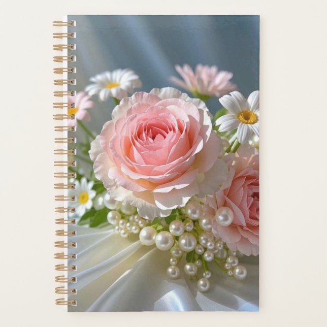 Agenda Flores com elegância extravagante eterno (Frente)