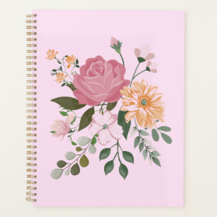Agenda Flores de aquarela