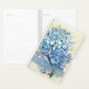 Agenda Flores de Hydrangea Azul