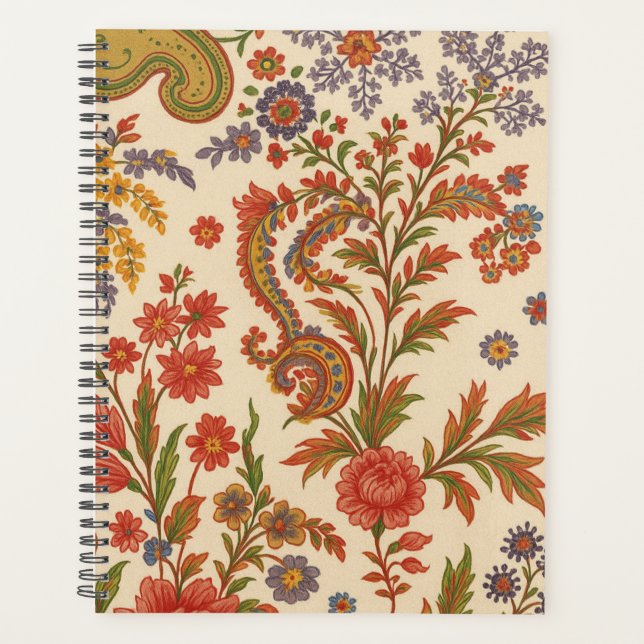 Agenda Flores de Zínnia em artes (Frente)