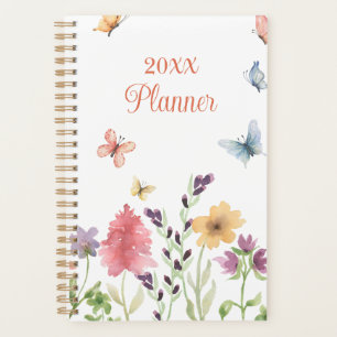 Agenda Flores e Borboletas Justas e Cachorros Personaliza