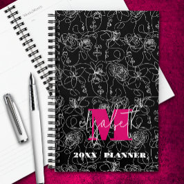 Agenda Flores e Faces Monogramadas