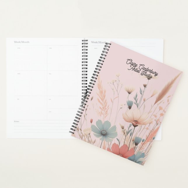 Agenda Flores e gramíneas botânicas (Exibição)