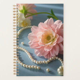 Agenda Flores e pérolas de Elegante