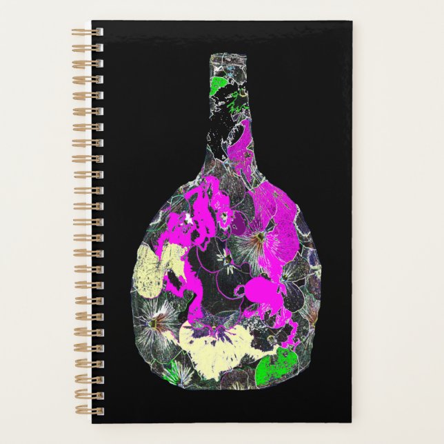 Agenda Flores em um Vase Planner (Frente)