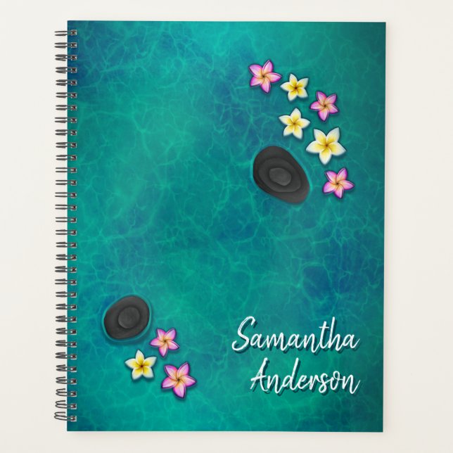 Agenda Flores Flutuantes Spa Planner (Frente)