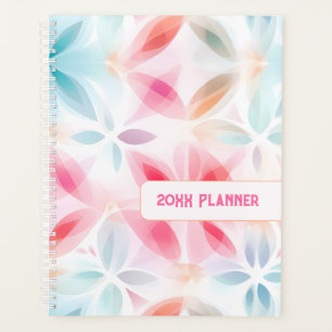 Agenda Flores Geométricas Multicoloridas