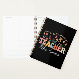 Agenda Flores Groovy Personalizadas Presente Personalizad