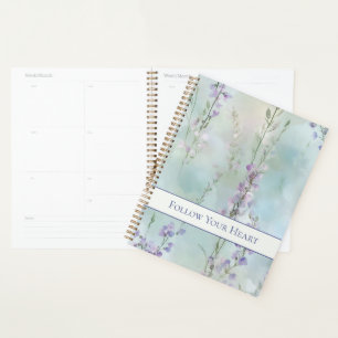 Agenda Flores Lavanda Bonitas Românticas