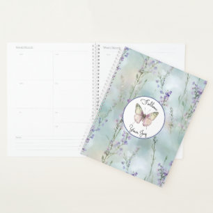 Agenda Flores Lavanda Lindas Românticas
