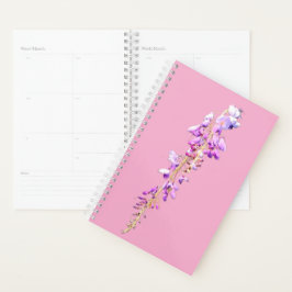 Agenda Flores roxas