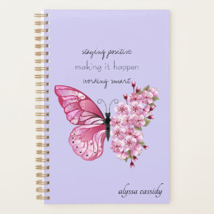 Agenda Flores Selvagens Cóteas de Aquarelas Girly