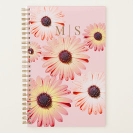 Agenda Flores Selvagens De Montana Monogramas A Rosa
