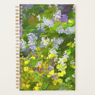Agenda Flores Selvagens Impasto - Arte Flor Original