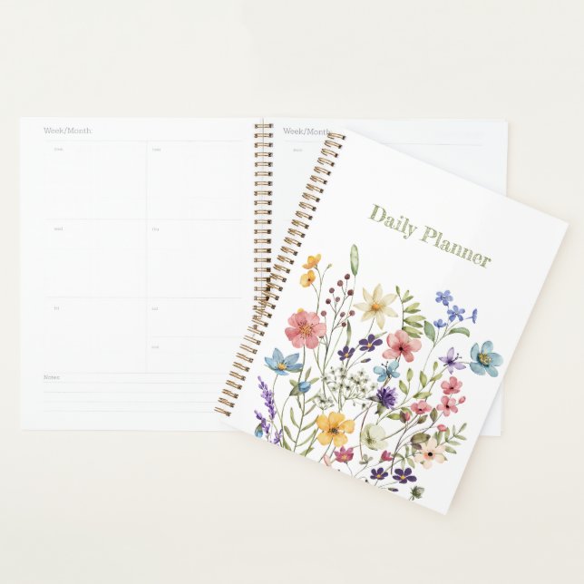 Agenda Flores Silvestres Caprichosas Coloridas da Primave (Exibição)