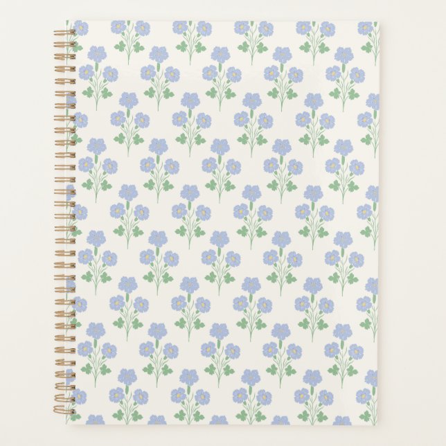 Agenda Flores Suaves do Prado Pastel (Frente)