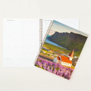 Agenda Flores Tremoços de Bloom, Sul da Islândia