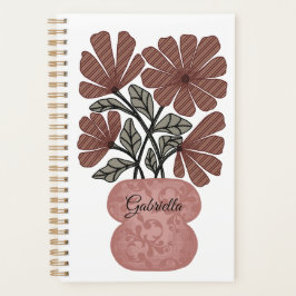 Agenda Flores Vintage