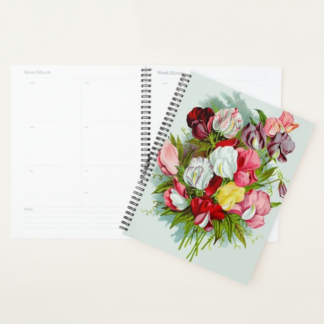 Agenda Flores Vintage (Exibição)