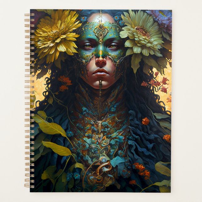 Agenda Flower Goddese Fantasy Art (Frente)