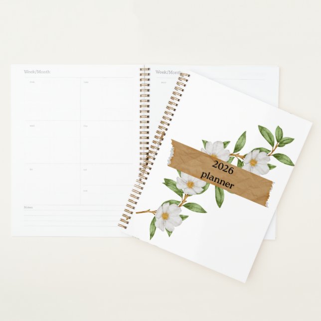 Agenda flower planner (Exibição)