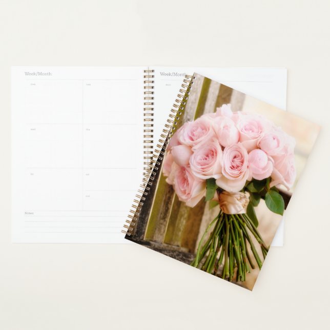 Agenda Flowers | Pink Rose Bouquet (Exibição)
