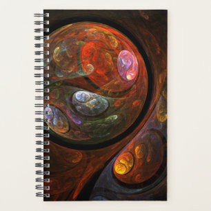 Agenda Fluid Connection Abstrato Art