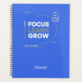 Agenda Focus Learn Grow / Motivación y Éxito Escolar