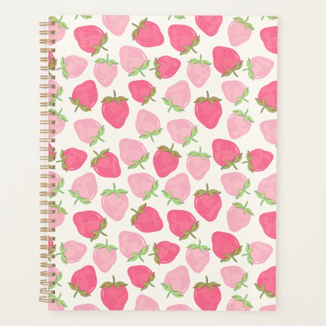 Agenda Fofo e Frutado Morango Rosa (Frente)