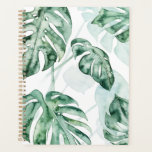Agenda Folha de divisão de palma tropical<br><div class="desc">"Split Leaf II" por Grace Popp. Apresenta uma paleta mudada de verde tropical.</div>