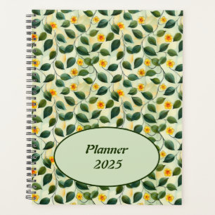Agenda Folhagem Botânica Moderna Elegante 2025