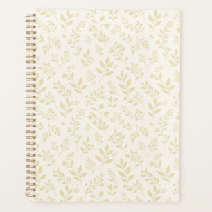 Agenda Folhagem de Outono Trigo Dourado - Neutro