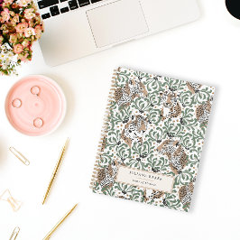 Agenda Folhagem Leopard Moderna