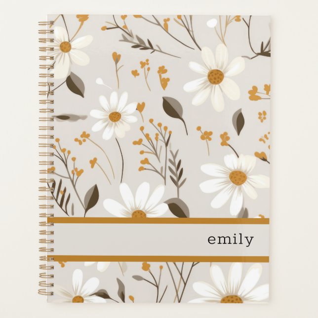 Agenda Folhagem neutra de queda (Frente)