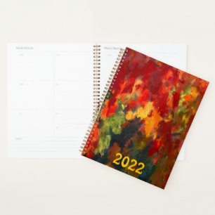 Agenda Folhas de Aquarela de outono