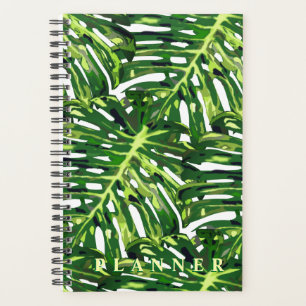 Agenda Folhas de Monstera Tropicais
