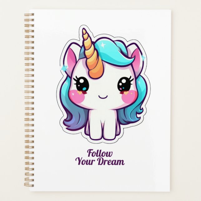 Agenda Follow Your Dream – Personalized Planner | Custom  (Frente)
