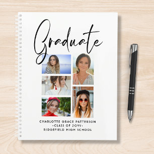 Agenda Formando Elegante de Graduação Multifoto de Scri