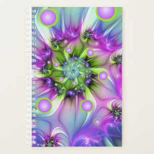 Agenda Formas espirais coloridas, redondas, forma Abstrat