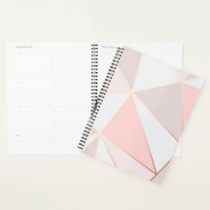 Agenda Formas Geométricas Rosa