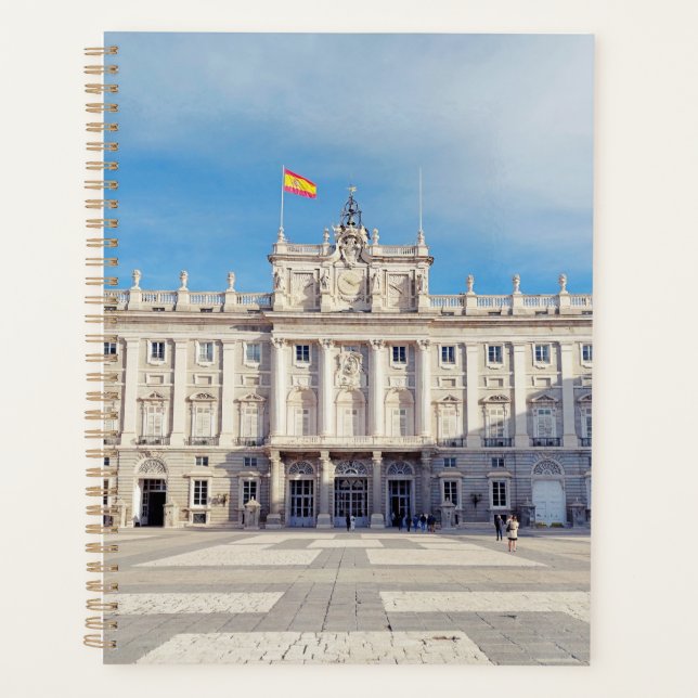 Agenda Fortaleza do Palácio Real da Espanha Madrid (Frente)