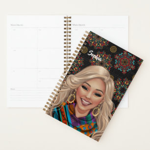 Agenda Forte Planeador Personalizado de Mulher