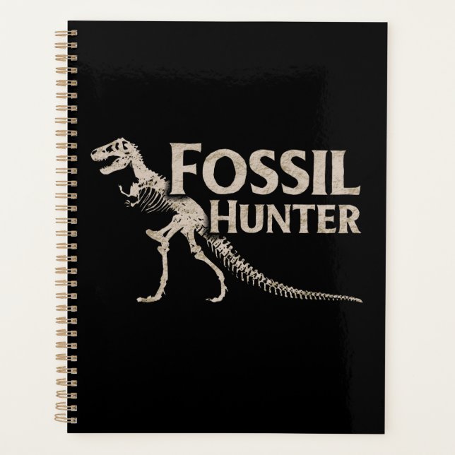 Agenda Fóssil Hunter Paleontologia Fósseis Dinossauros (Frente)