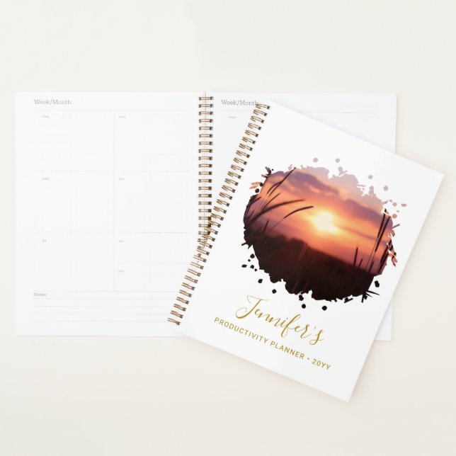 Agenda Foto Chic com Efeito Splash Personalizado (Exibição)