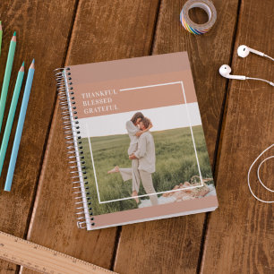 Agenda Foto da família moderna Agradecido Grateful