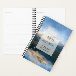 Agenda Foto da natureza cênica de montanhas e lago
