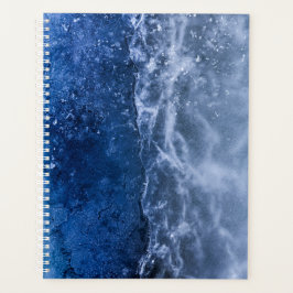 Agenda Foto de Abstrato de Arte de Crack Azul