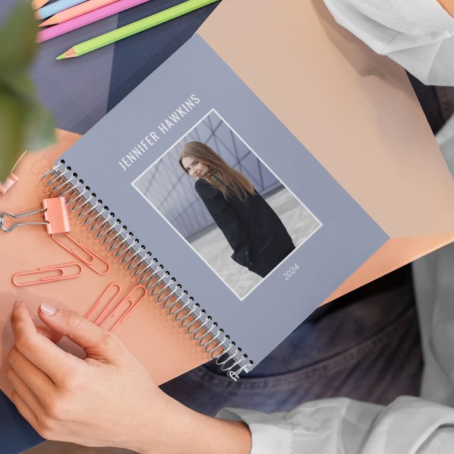 Agenda Foto de Dourada Script Border Black Women (Criador carregado)