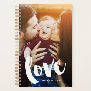 Agenda Foto de Sobreposição do Script de Pincel "Love"